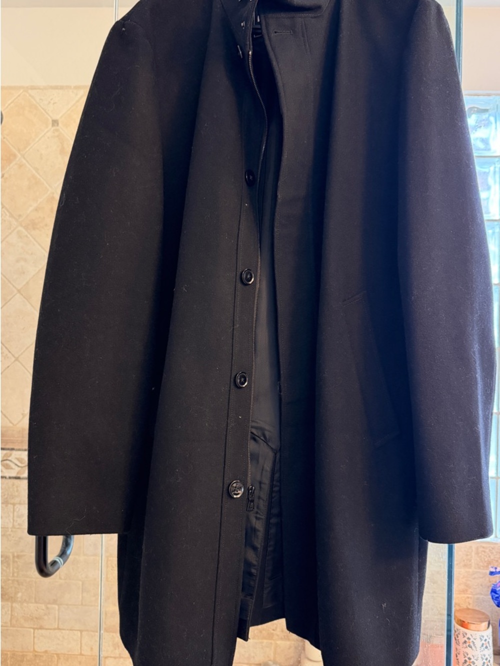 Express Black Overcoat